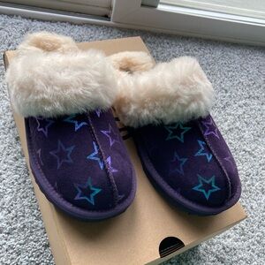 UGG Kids Cozy Iridescent Star Slippers